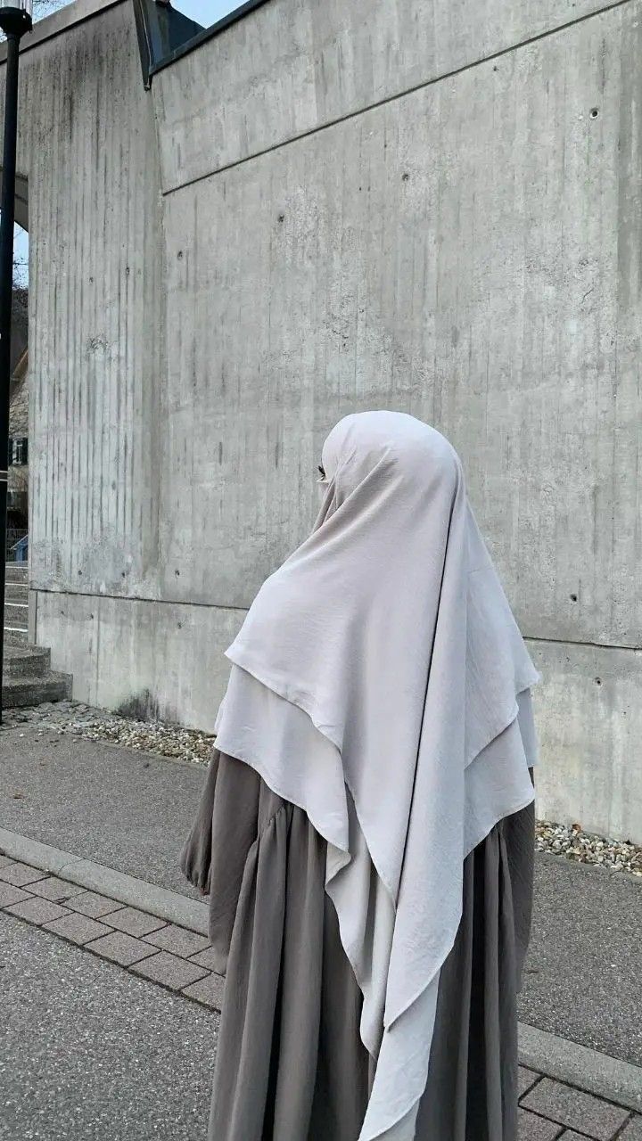 Chiffon Khimar double