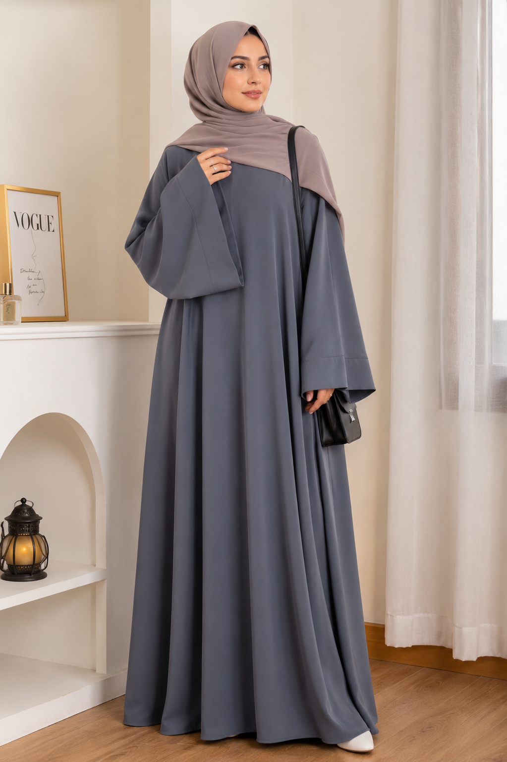 Smokestone Abaya with stoller