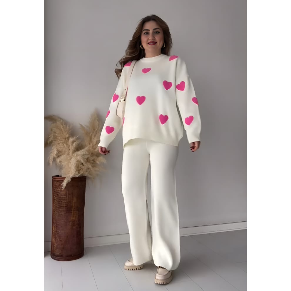 Heart Track Suit Two piece