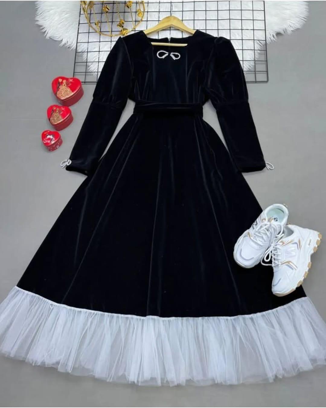 FAIRYTALE VELVET PUFFY MAXI