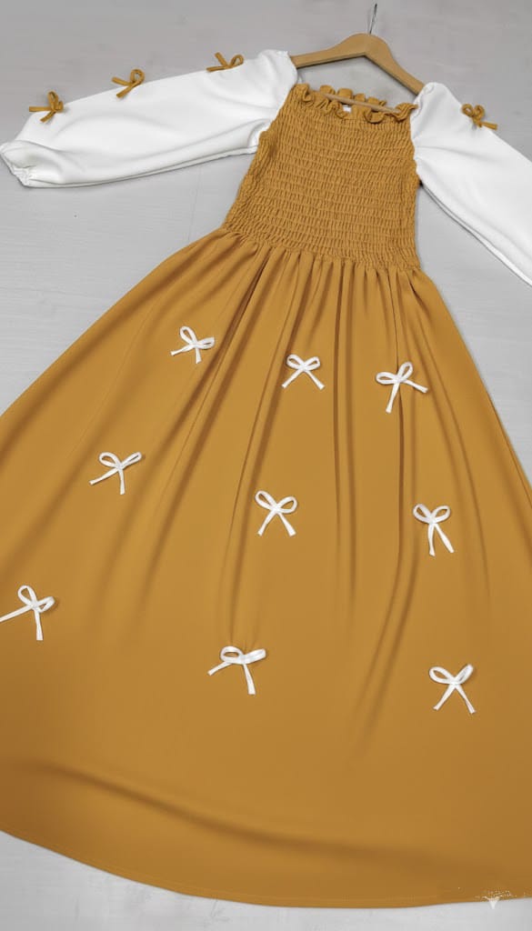 Bow Charm Maxi Dress