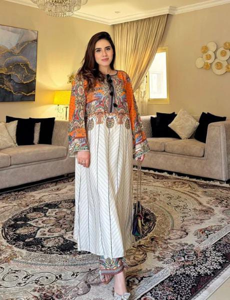 Zeenat-e-Bahar Printed two piece