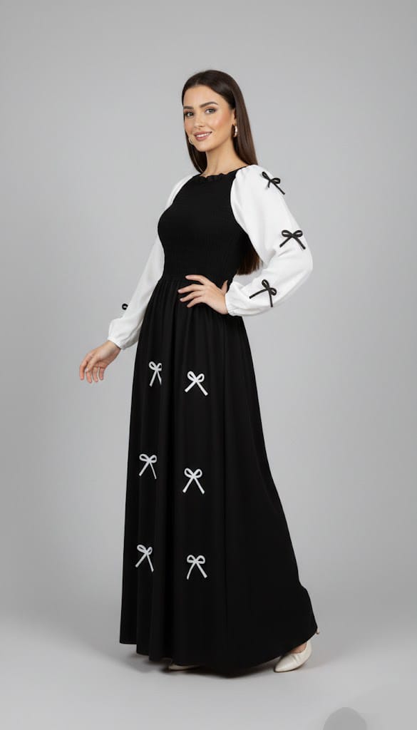 Bow Charm Maxi Dress