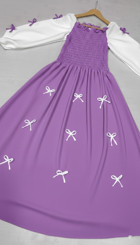 Bow Charm Maxi Dress