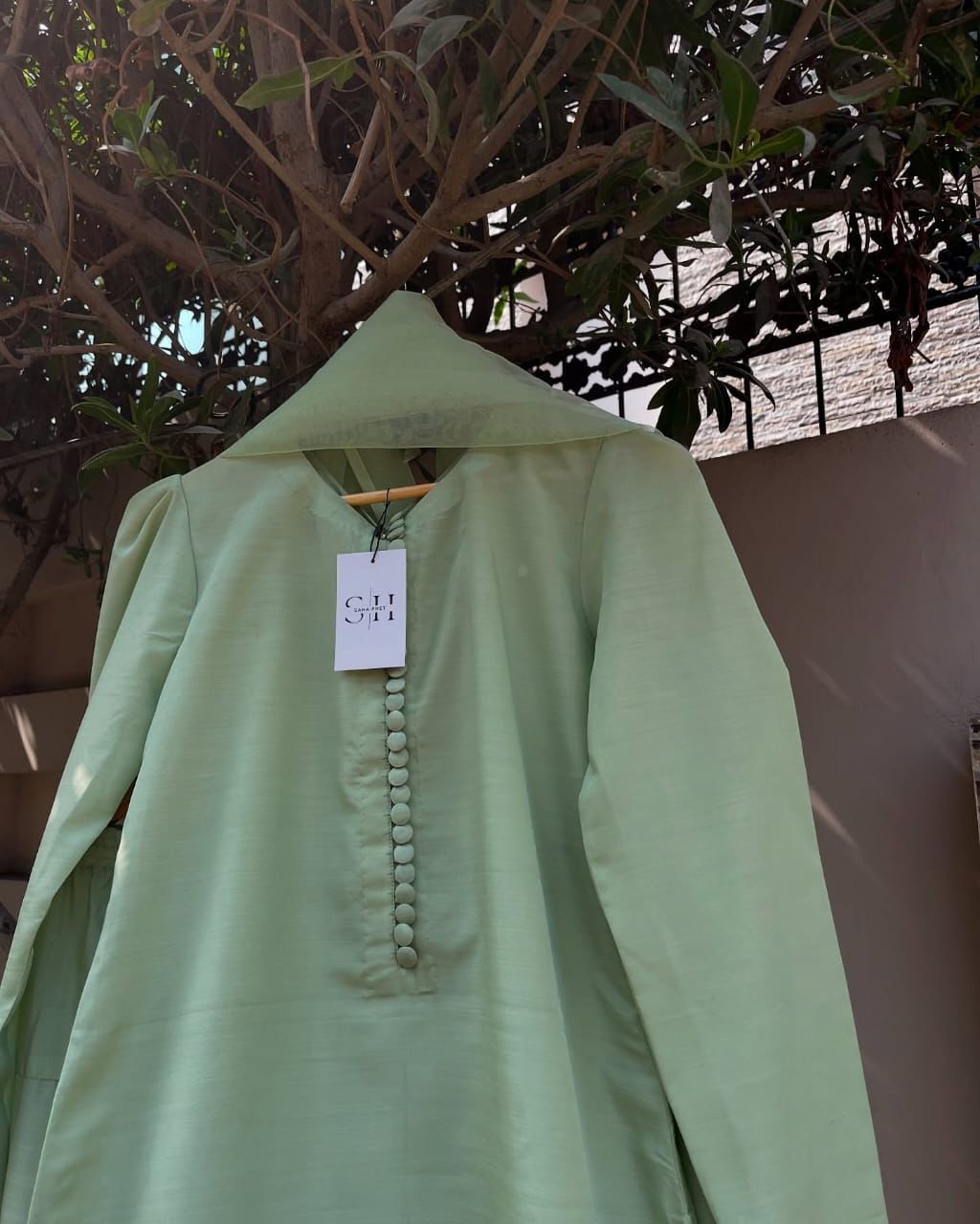 Badam Pista Farshi RawSilk