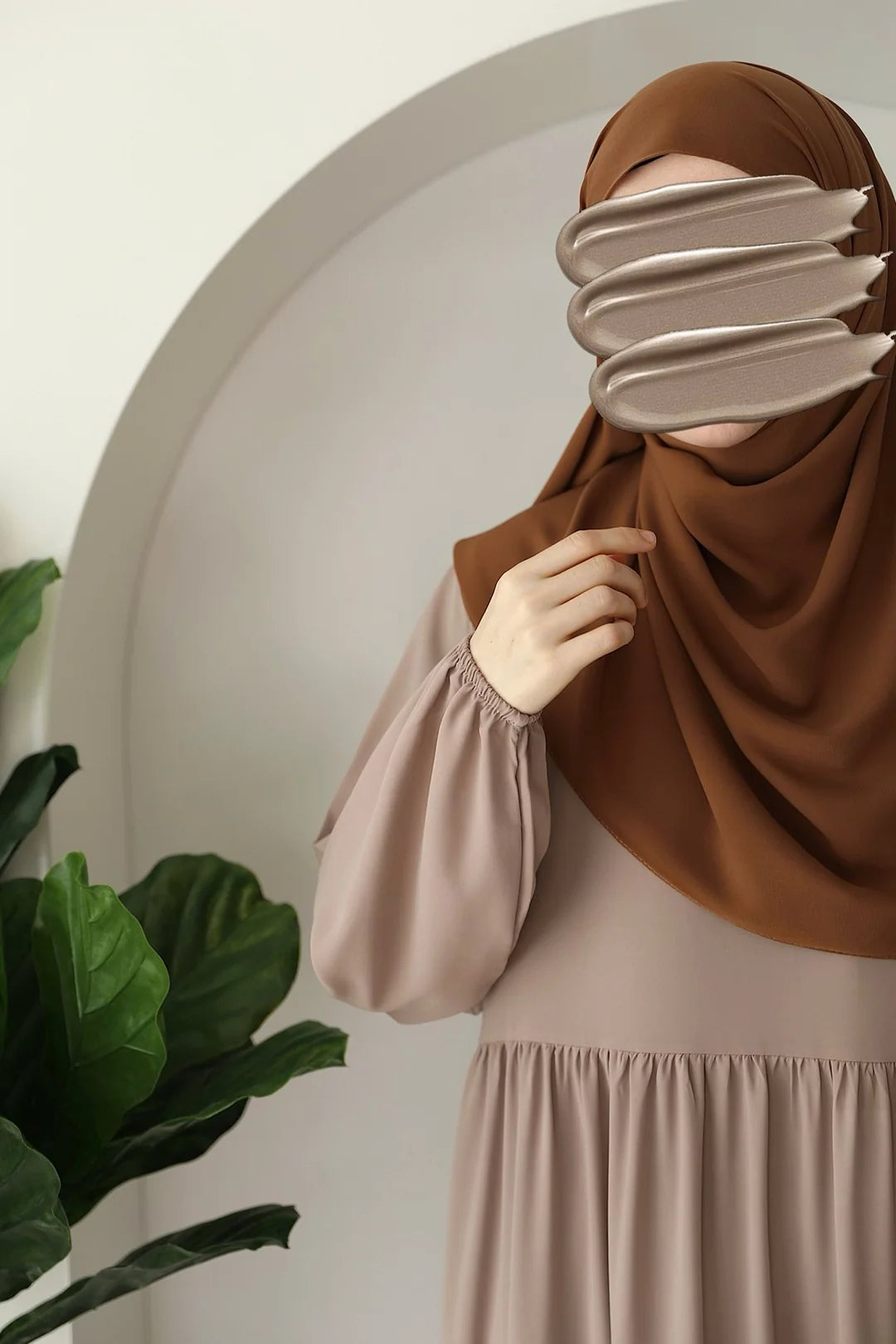 Rust & Rose Modest Elegance Abaya