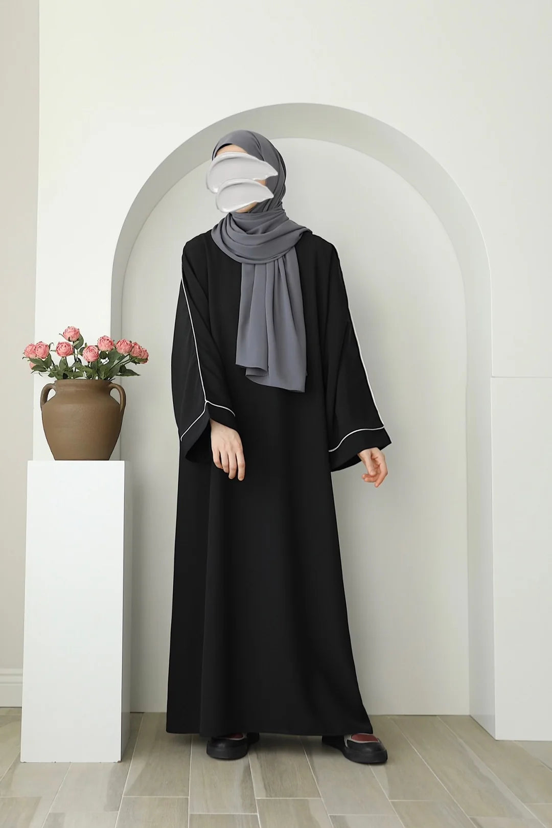Noor-e-Haya Abaya with stoller