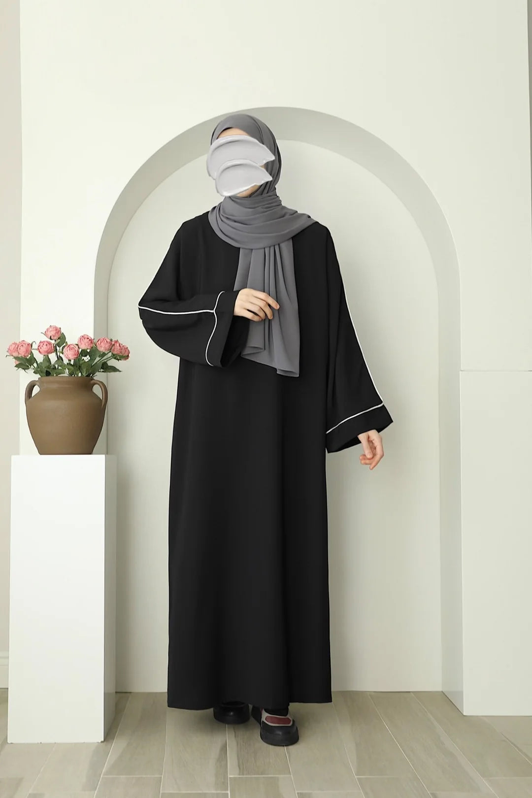 Noor-e-Haya Abaya with stoller