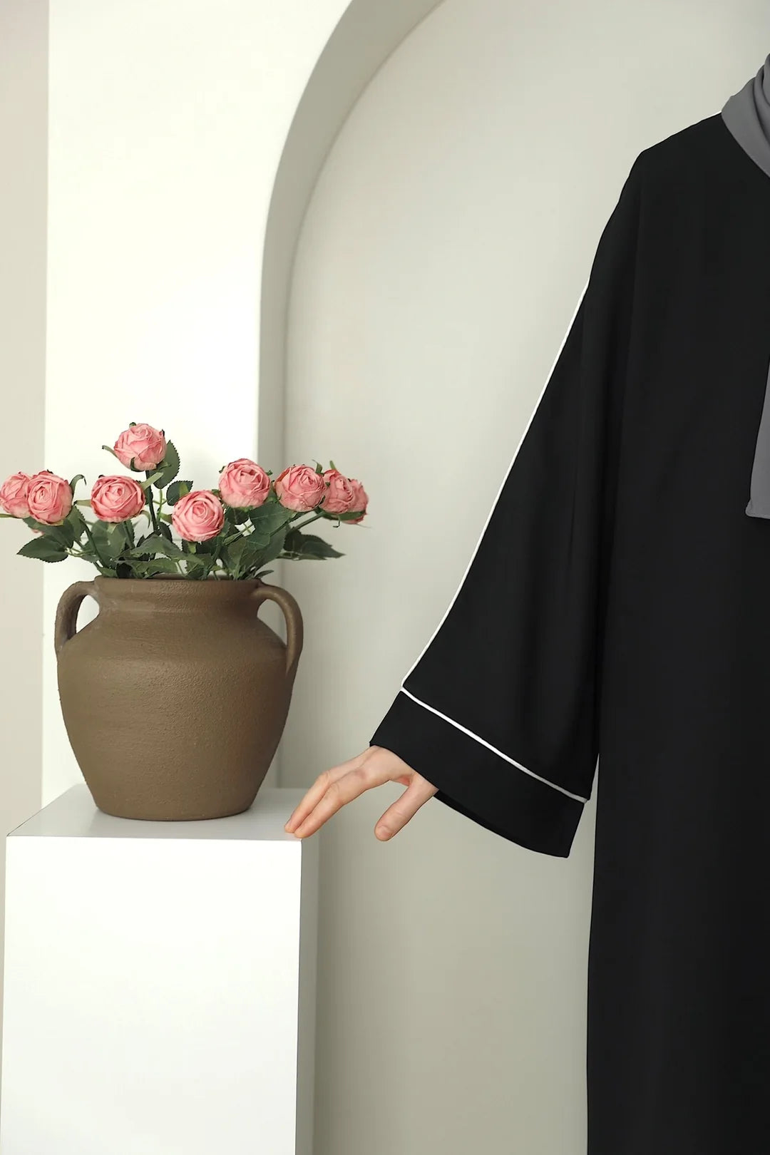 Noor-e-Haya Abaya with stoller