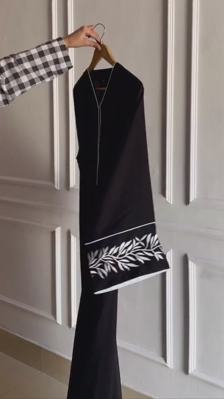 White Willow Abaya with stoller