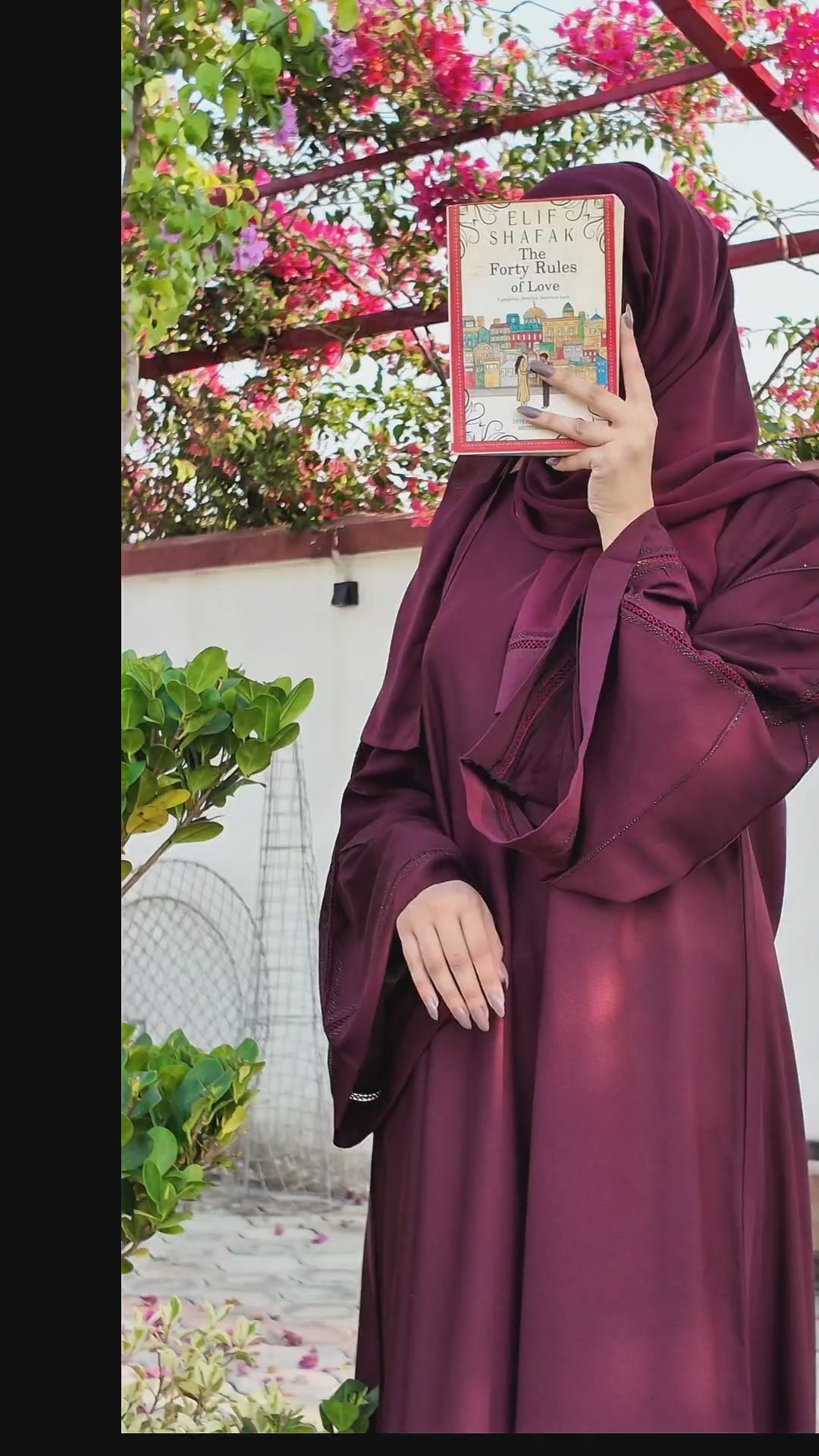 PLUM ABAYA BY BADAM