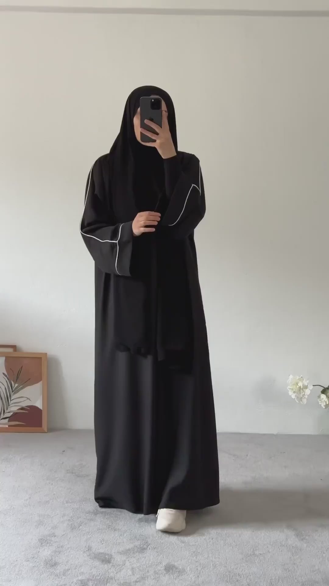 Noor-e-Haya Abaya with stoller