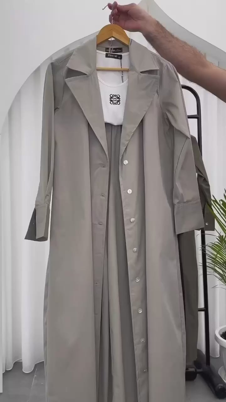 COTTON LONG COAT FOR WOMENS