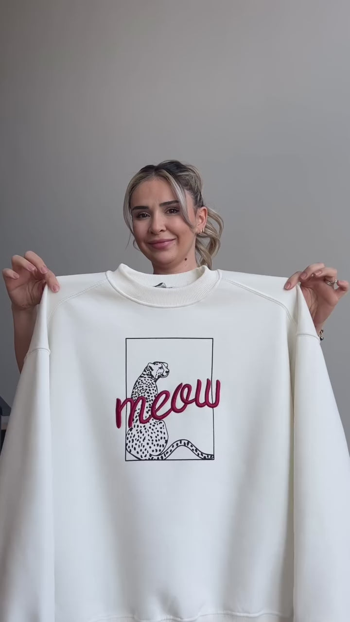 MEOW Fleece Sweatshirt
