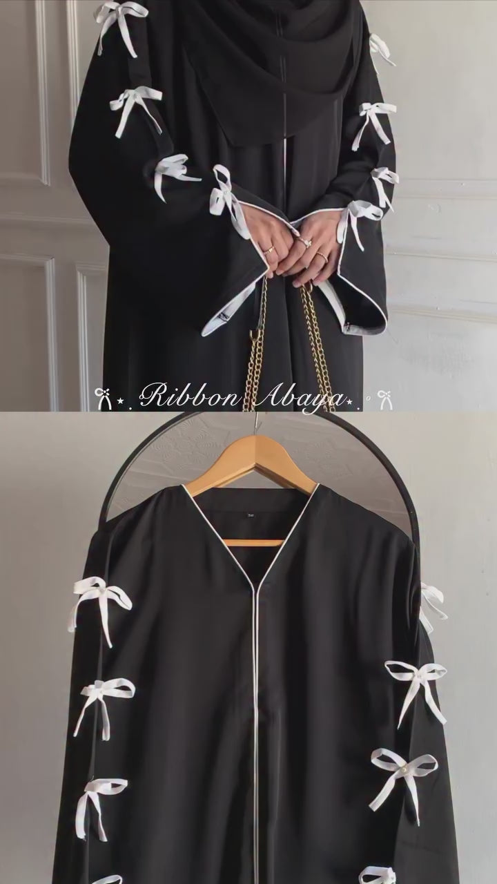 Ribbon Grace Abaya with stoller