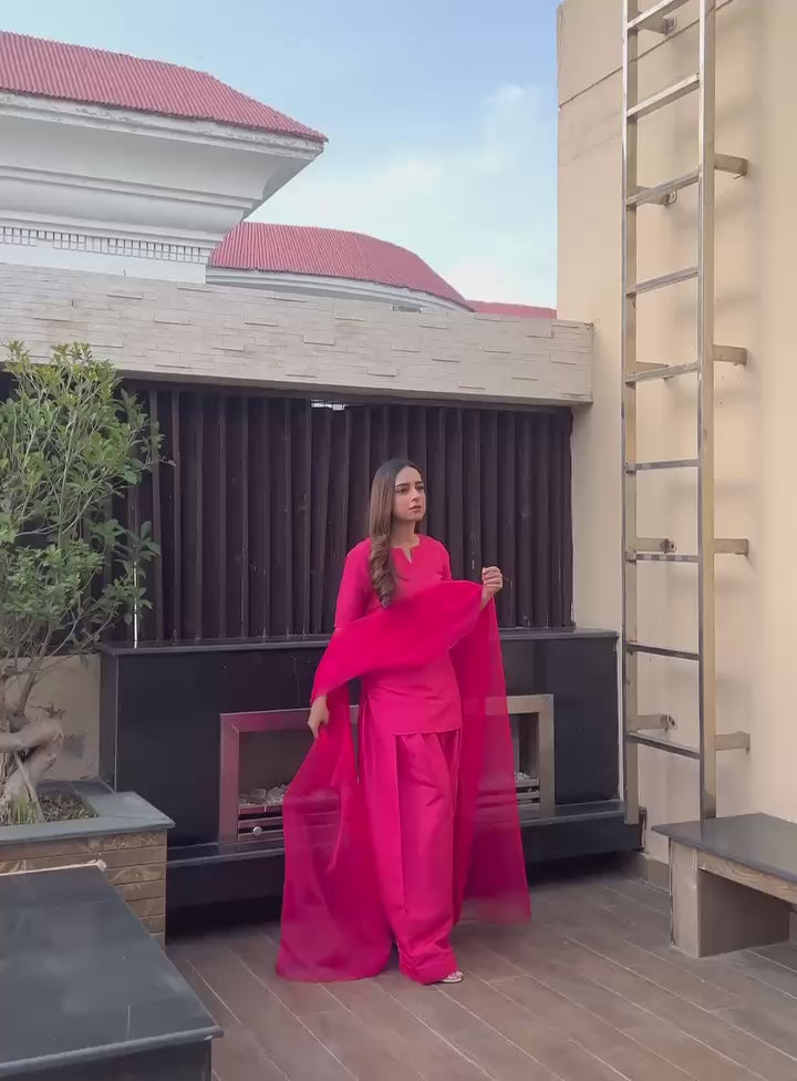 Badam Pink Farshi Shalwar Kameez