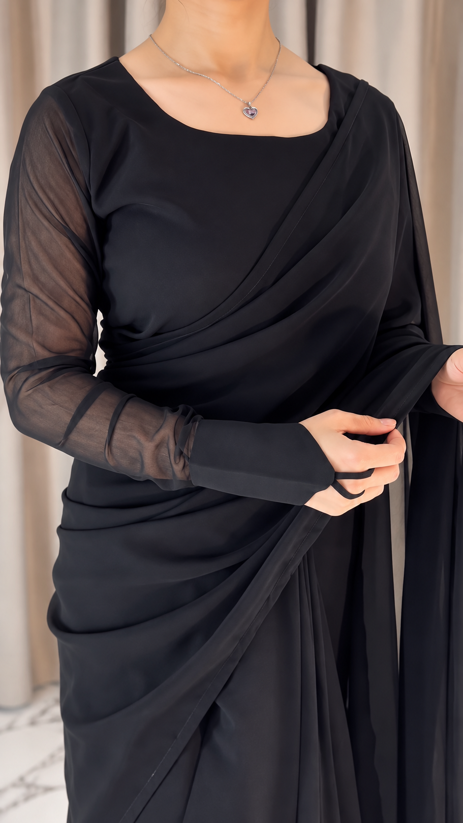 Siya Meher Saree — Close-up view