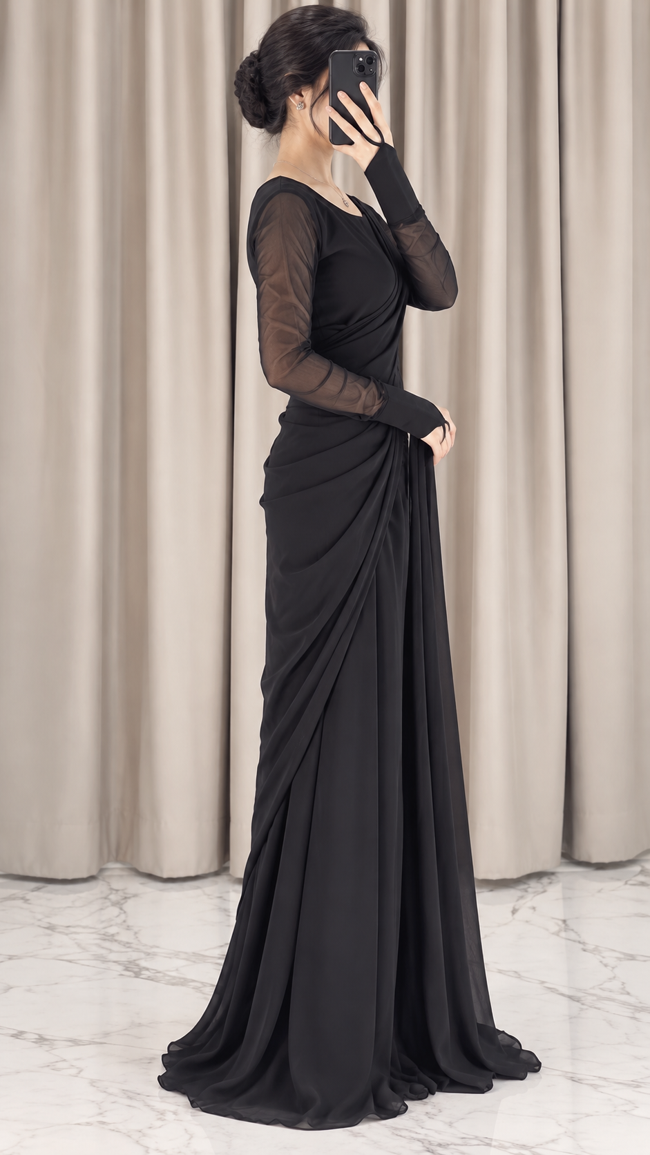 Siya Meher Saree — Side view