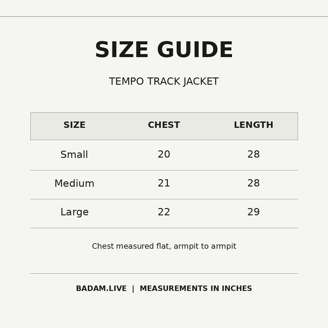Size Guide