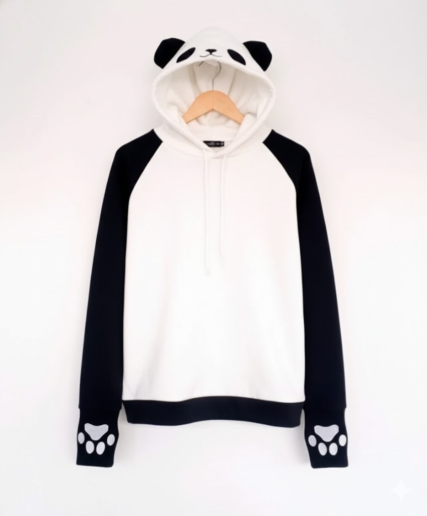 Cozy Panda Fleece Hoodie