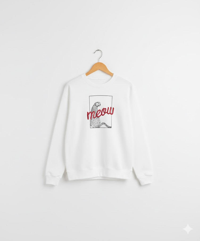 MEOW Fleece Sweatshirt