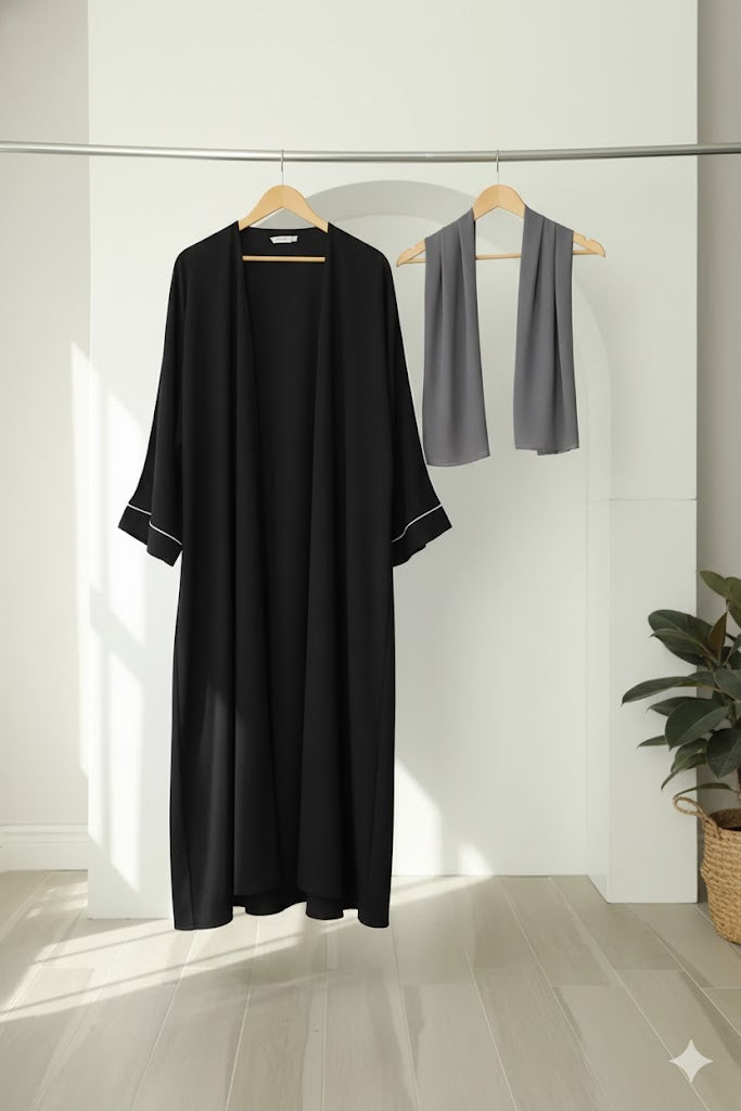 Noor-e-Haya Abaya with stoller