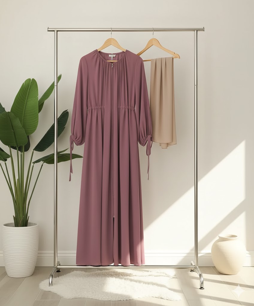 Lavendar Abaya With Stoller